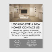 Prägantes, reales Anwesen Agent Magnetkarte (Vorderseite)