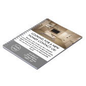 Prägantes, reales Anwesen Agent Notizblock (Linke Seite)