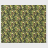 Pragation Mantis Portrait Insekt Kunst Geschenkpapier (Flach)