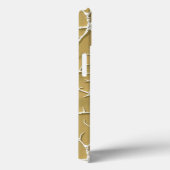 Präge-Khaki-Zweig-iPhone-Case-Design Case-Mate iPhone Hülle (Rückseite / Rechts)