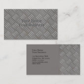 Prägeartige Aluminiummetallblick-Gewohnheit Visitenkarte (Vorne/Hinten)