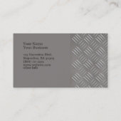 Prägeartige Aluminiummetallblick-Gewohnheit Visitenkarte (Rückseite)