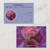 Prägeartige Blickgehirn-Visitenkarte Visitenkarte (Vorne/Hinten)