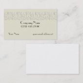 Prägeartige Kunst Nouveau 1 Visitenkarte (Vorne/Hinten)