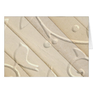 Prägeartige Papierentwurfs-Karte