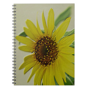 Prägeartige Sonnenblume Notizblock