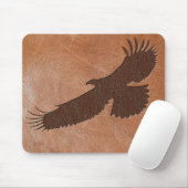Prägeartiges Leder Eagles Mousepad (Mit Mouse)
