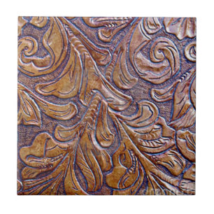 PRÄGEARTIGES LEDER-ENTWÜRFE FLIESE