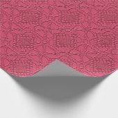 Prägeartiges Muster Weihnachten Geschenkpapier (Ecke)