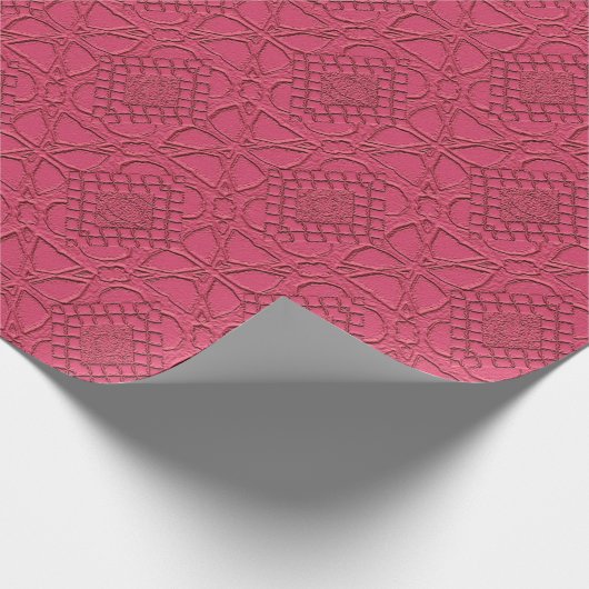 Prägeartiges Muster Weihnachten Geschenkpapier (Ecke)