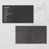 Prägeartiges Silber Visitenkarte (Vorne/Hinten)