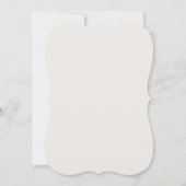 Prägeausklippung - Hochzeitseinladung Einladung (Rückseite)