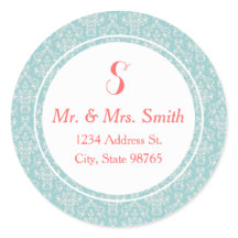 Prägekorallenaufkleber