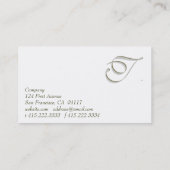 Prägen Sie II Visitenkarte (Rückseite)