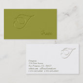 Prägen Sie III Visitenkarte (Vorne/Hinten)