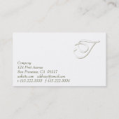 Prägen Sie III Visitenkarte (Rückseite)