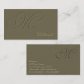 Prägen Sie Visitenkarte (Vorne/Hinten)