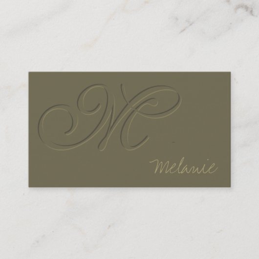 Prägen Sie Visitenkarte (Vorderseite)