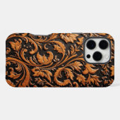 Prägeprägtes Lederdesign iPhone Hülle (Rückseite (Horizontal))