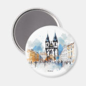 Prager alt magnet (Vorderseite/Rückseite)