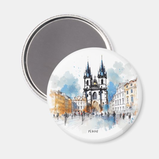 Prager alt magnet (Vorderseite/Rückseite)