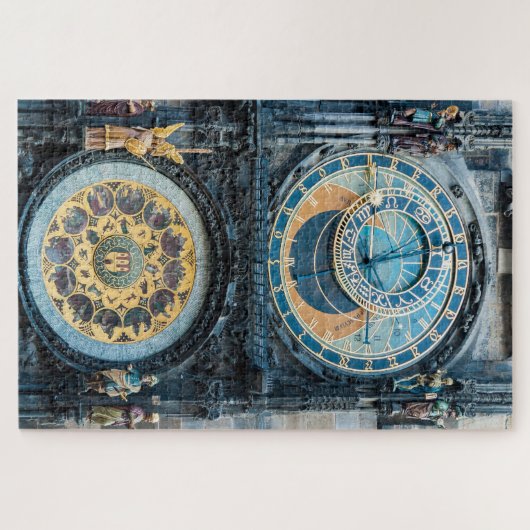 Prager alte Astronomische Uhr - Tschechische Repub Puzzle (Horizontal)