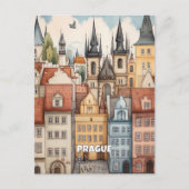 Prager Architektur Postkarte (Vorderseite)