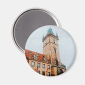 Prager Astronomische Uhr, Altstädter Ring Tschechi Magnet (Vorderseite/Rückseite)
