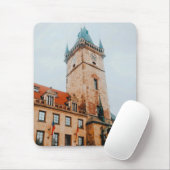 Prager Astronomische Uhr, Altstädter Ring Tschechi Mousepad (Mit Mouse)