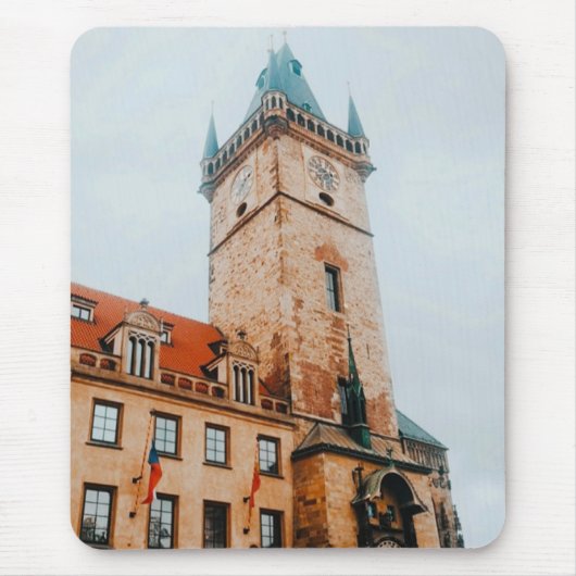Prager Astronomische Uhr, Altstädter Ring Tschechi Mousepad (Vorne)