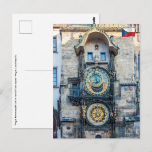 Prager Astronomische Uhr Postkarte