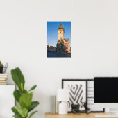 Prager Blick auf die astronomische Uhr Poster (Heimbüro)