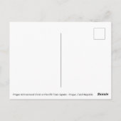 Prager Blick auf die astronomische Uhr Postkarte (Rückseite)