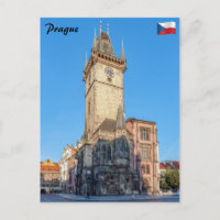 Prager Blick auf die astronomische Uhr