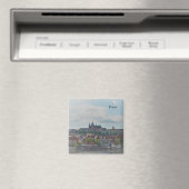 Prager Burg in Aquarell Magnet (In Situ (Geschirrspüler))