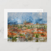 Prager Burg in der Tschechischen Republik Postkarte (Vorne/Hinten)
