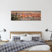 Prager Burg Karlsbrücke am Morgen Leinwanddruck (Insitu (Schlafzimmer))
