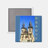 Prager Burg Magnet (Vorderseite/Rückseite)