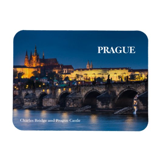 Prager Burg Magnet (Horizontal)