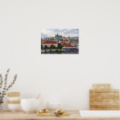 Prager Burg mit Blick auf Prag, Tschechische Repub Poster (Küche)