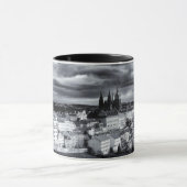 Prager Burg Panorama, Tschechien-Kunst (Hradschin) Tasse (Zentrum)