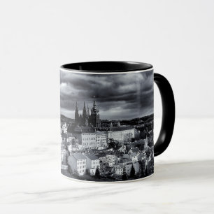 Prager Burg Panorama, Tschechien-Kunst (Hradschin) Tasse