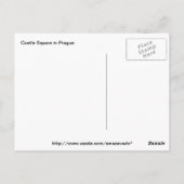 Prager Burg Postkarte (Rückseite)