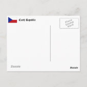 Prager Burg Postkarte (Rückseite)