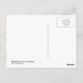 Prager Burg Postkarte (Rückseite)