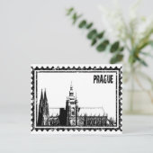 Prager Burg Postkarte (Stehend Vorderseite)
