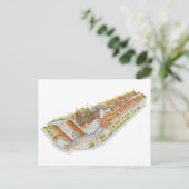 Prager Burg. Prag Tschechische Republik Postkarte (Stehend Vorderseite)