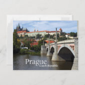 Prager Burg, Tschechische Republik Postkarte (Vorne/Hinten)