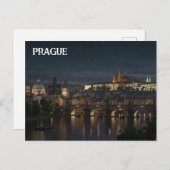 Prager Burg und Charles Bridge Postkarte (Vorne/Hinten)