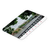 Prager Burg und Kühlschrankmagnet mit Blick auf de Magnet (Linke Seite)